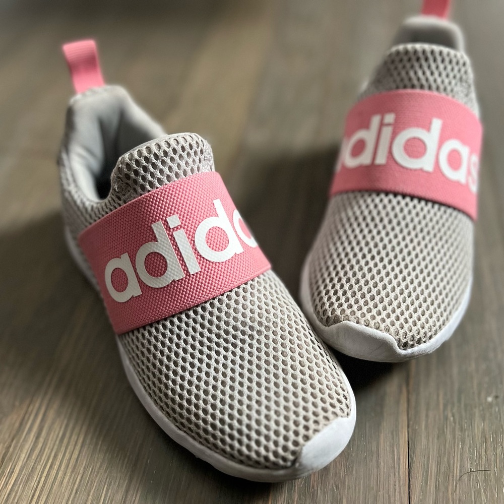 Lite Racer Adapt 4.0 - Preschool Size 12 - Pink and Grey 🌸🌸